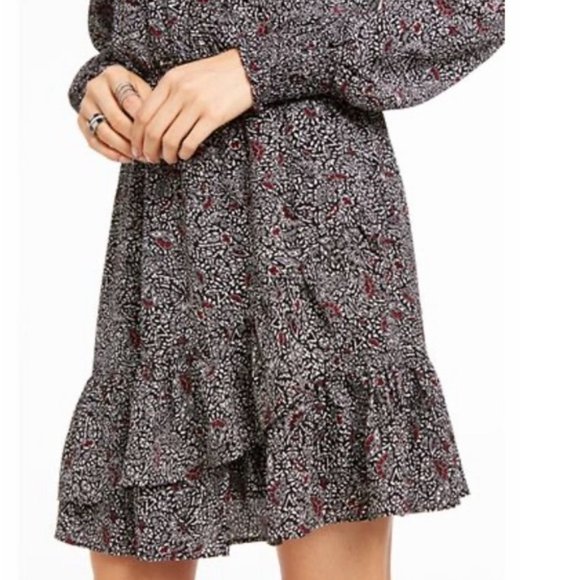 SOLD NWT MICHAEL KORS Ruffled Dress - Picture 2 of 8